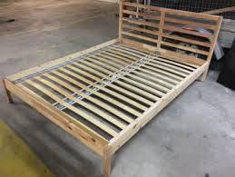 Ikea Tarval Queen Bed Frame With Slats
