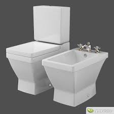 2nd floor collection toilet and bidet