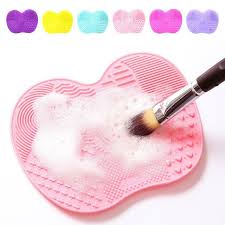 makeup brush cleaner pad silicone brush