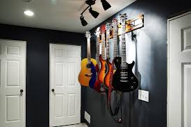 Guitar Hanger Mx Eclectic Bedroom