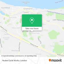 How to get to Nudee Cycle Works in Gravesend by Bus, Train or Tube?
