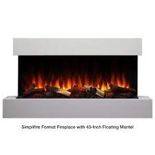 Electric Fireplace With Mantel