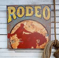 Bucking Horse Rodeo Wall Art
