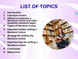 Literature Review  Dr  Faisal Al Allaf