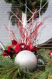 outdoor christmas decorations on a