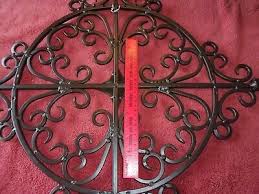 Vintage French Scrolling Wrought Iron