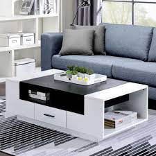 modern storage accent coffee table with