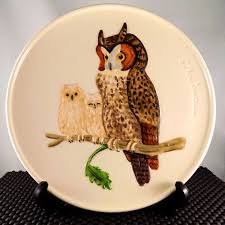 Vintage Goebel Owl Collectors Wall