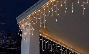 how to hang lights without gutters