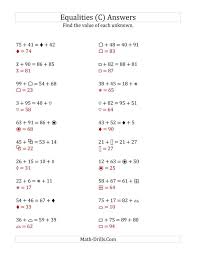 Algebra Worksheets Math Expressions