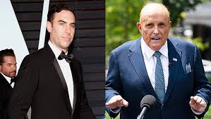 And @twittersupport is allowing unlawful dissemination (shown below, left). Sacha Baron Cohen S Borat Defends Rudy Giuliani After Prank Tweet Hollywood Life