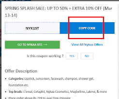 nykaa codes offers 80 off