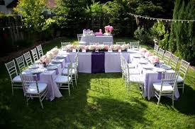 Wedding Backyard Reception