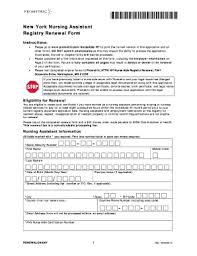 nursing istant registry renewal form