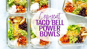 taco bell power bowl copycat recipe