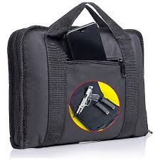 pistol rug black xl hand gun case soft