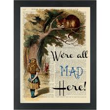 alice in wonderland e we re all mad