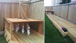 build a semi automatic bowling alley in