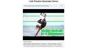 how to create a link preview the