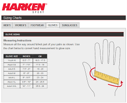 Harken Size Chart Gloves Team One Newport