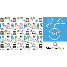 100 gift voucher shutter box