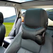 Travel Leather Neck Car Pillow Car Seat