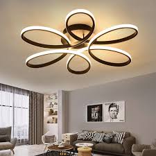 modern l ring led ceiling light