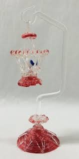 Spun Glass Miniature Bird Cage