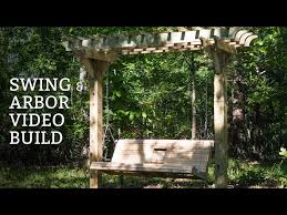 Porch Swing And Arbor Build
