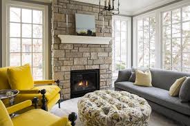 Yellow And Gray Rooms Design Ideas