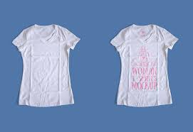 free woman t shirt mockup psd
