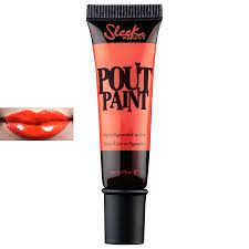 sleek pout paint lipstain lava
