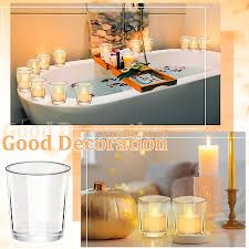 Set Of 100 Glass Votive Candle Holders