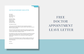 doctor follow up appointment letter in