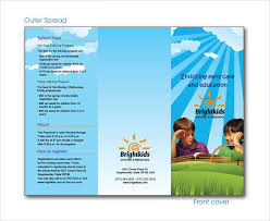 14 Daycare Brochure Templates Free Psd Eps Illustrator Ai Pdf