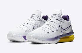 Lebron 17 future air shoes. Nike Lebron 17 Low Lakers Home Available Now Justfreshkicks