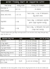 Gerber Baby Food Stages Chart Mobile Discoveries