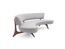 floating curved sofa holly hunt