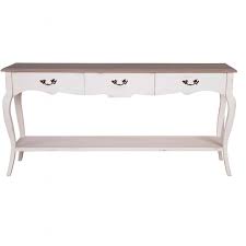 Sofia 6ft Extra Large 3 Drawer Console