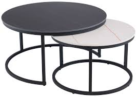 Rosa Set Of 2 Round Coffee Table