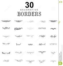 Borders And Dividers Decorative Stock Vector Illustration