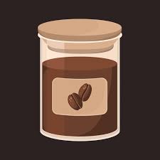 Premium Vector Jar Of Coffee Icon