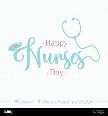 Lettering Happy Nurses Day für ...