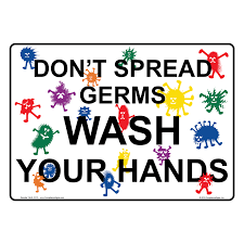 Image result for spread germs clip art dont