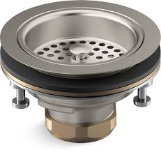 duostrainer 4 1 2 in sink strainer in vibrant stainless