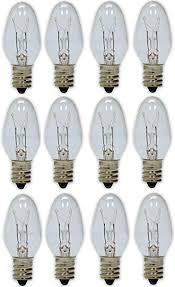 Ge Lighting H Pc 73238 700064833735 4 Watt Night Light Clear C7 2cd 12 Bulbs Amazon Com