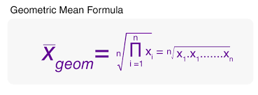 geometric mean formula with explanation