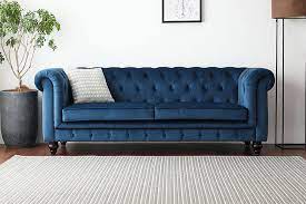 hugo chesterfield 3 seater sofa