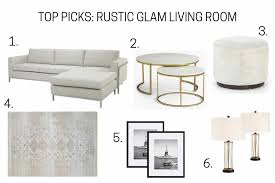before after rustic glam living room