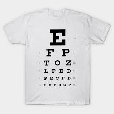 Limited Edition Exclusive Eye Test Chart